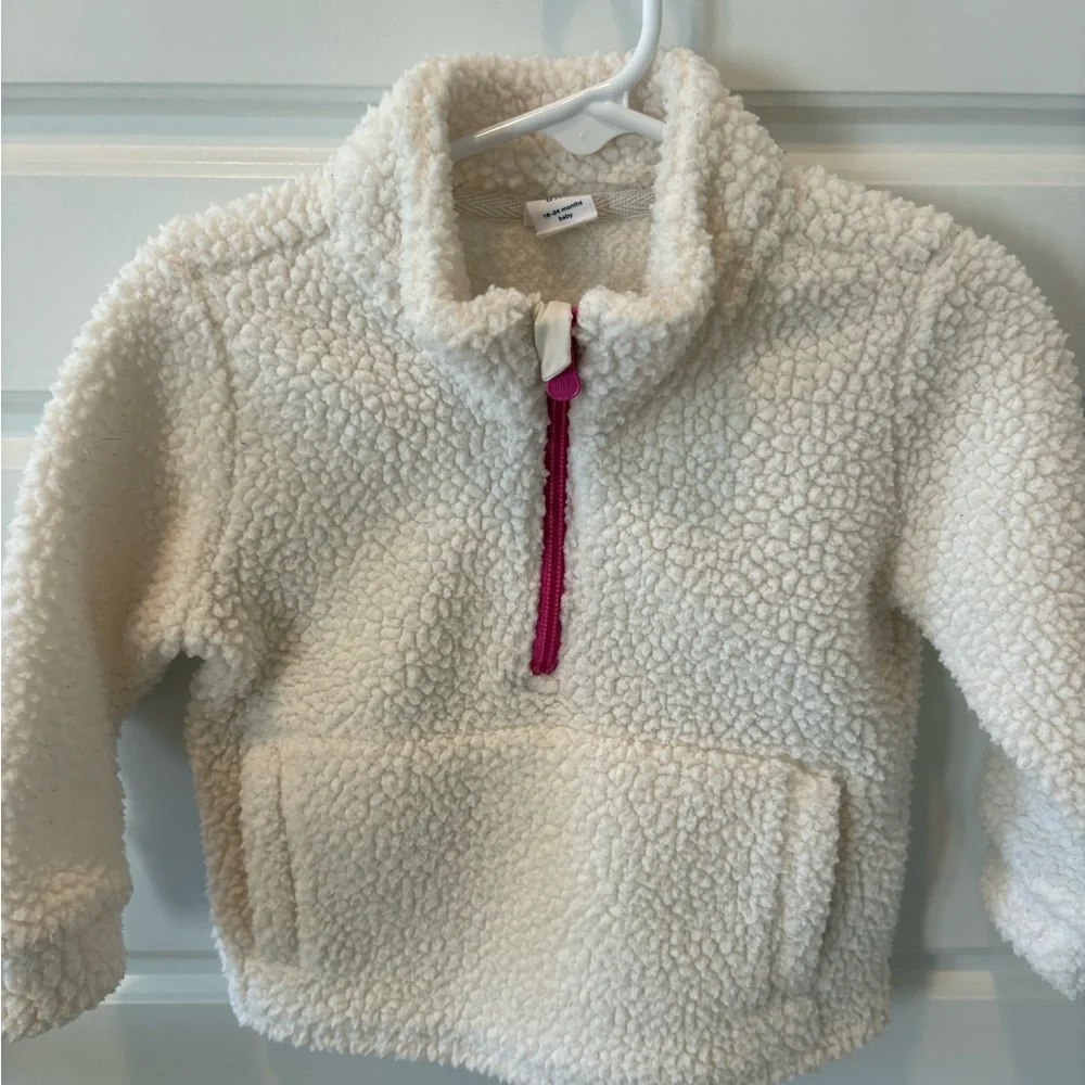 Baby Gap Cozy Cream Sherpa Pullover